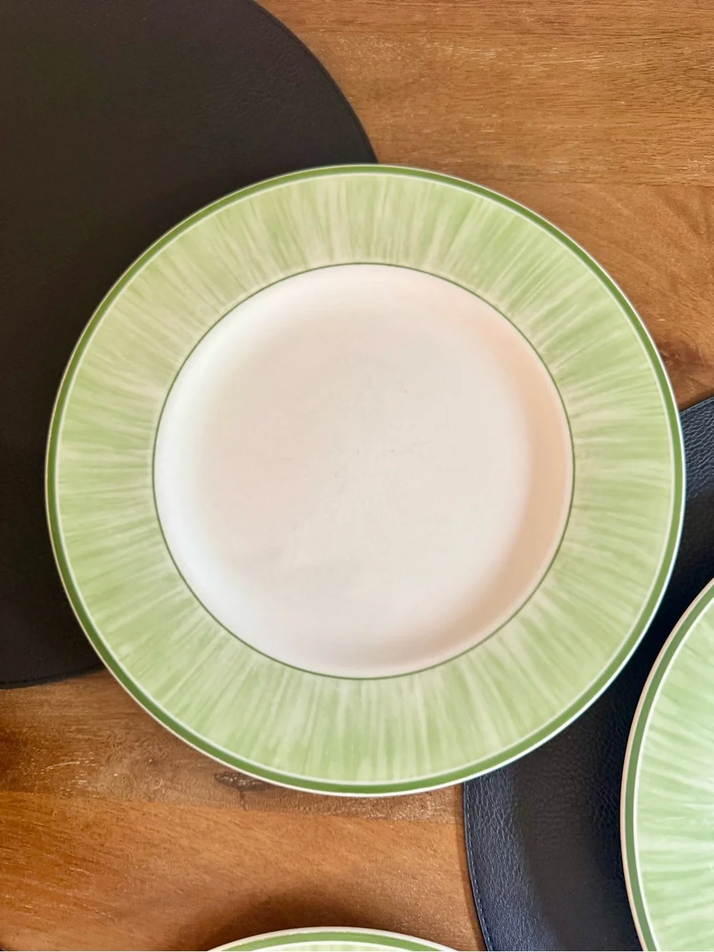 SET Of 3 VILLEROY & BOCH FLORA DINNER PLATES  Replacement